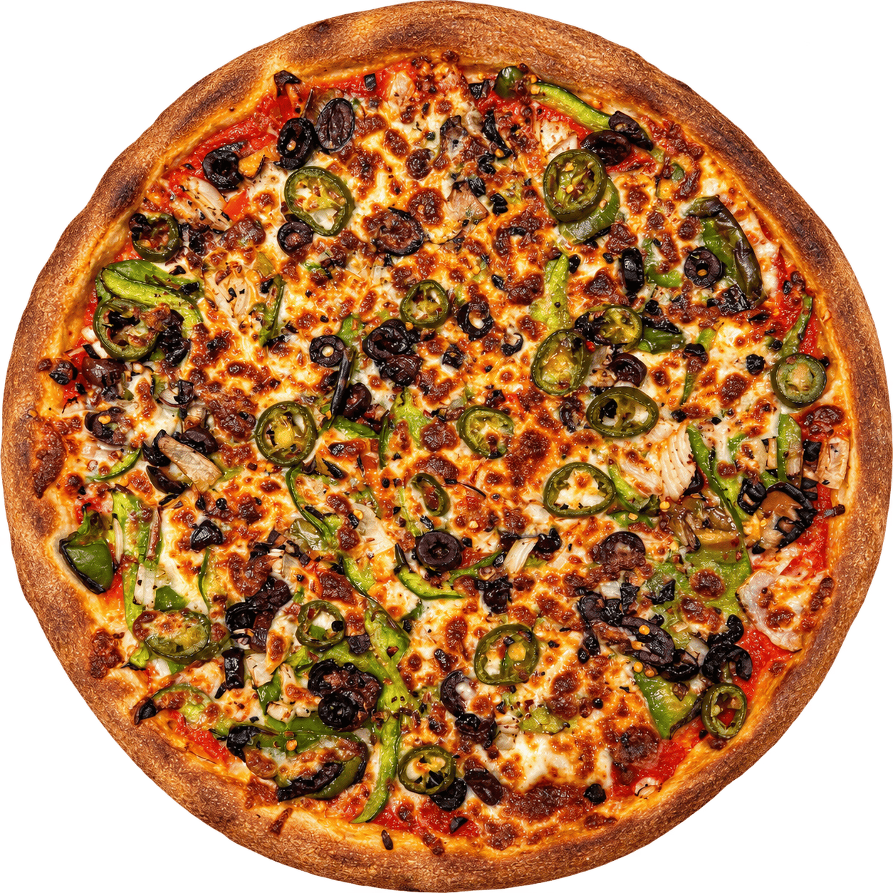 spicy veg pizza